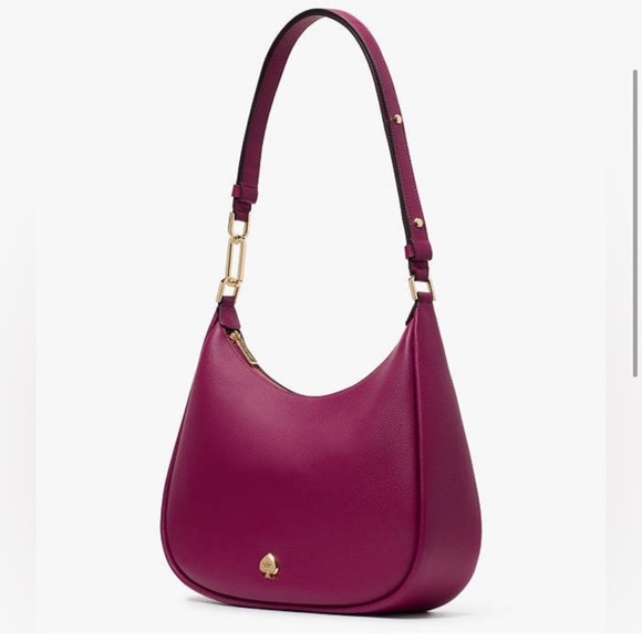 Kate Spade ♠️ Kayla Convertible Shoulder Bag Crossbody Raspberry Style KK055 - Picture 9 of 12